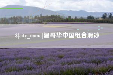 大同温哥华中国组合滑冰