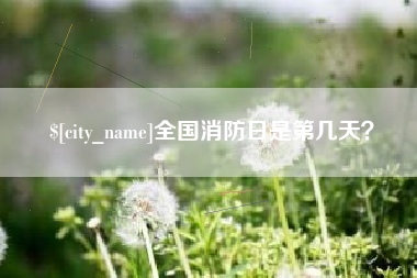 大同全国消防日是第几天？