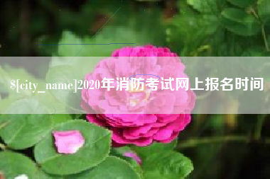 大同2020年消防考试网上报名时间
