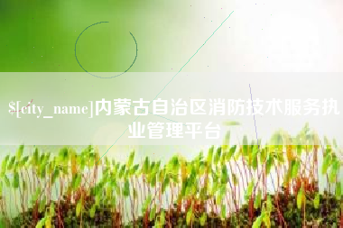 大同内蒙古自治区消防技术服务执业管理平台