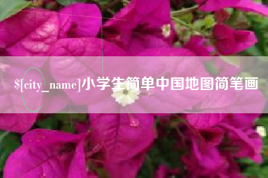 大同小学生简单中国地图简笔画