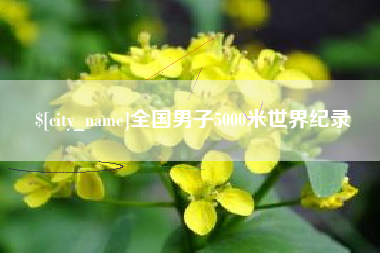 大同全国男子5000米世界纪录