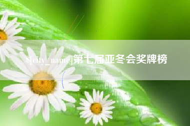 大同第七届亚冬会奖牌榜