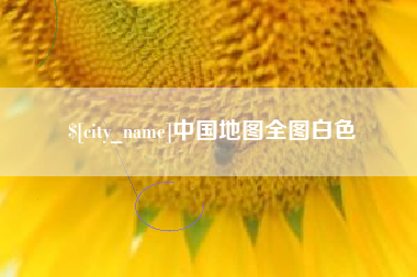 大同中国地图全图白色