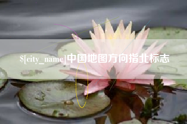 大同中国地图方向指北标志