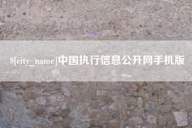大同中国执行信息公开网手机版