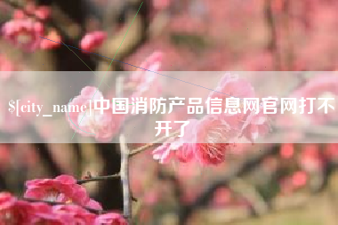 大同中国消防产品信息网官网打不开了