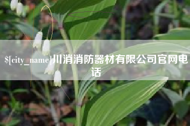大同川消消防器材有限公司官网电话