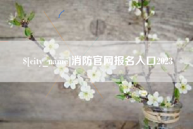 大同消防官网报名入口2023