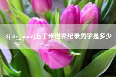 大同五千米世界纪录男子是多少