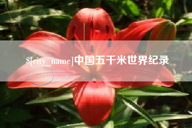 大同中国五千米世界纪录