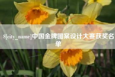 大同中国金牌图案设计大赛获奖名单