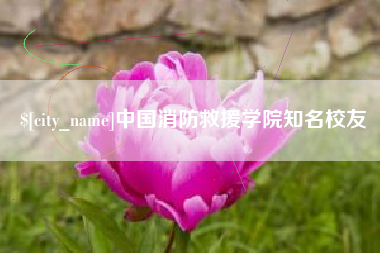 大同中国消防救援学院知名校友