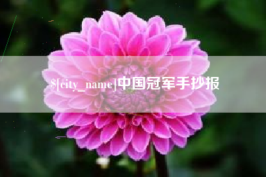 大同中国冠军手抄报