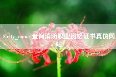 大同查询消防职业资格证书真伪网站
