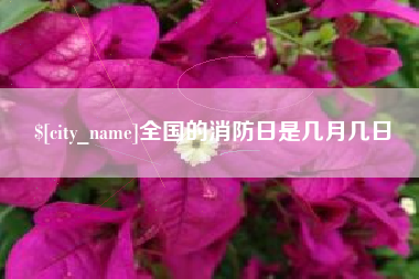 大同全国的消防日是几月几日