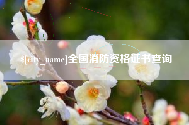 大同全国消防资格证书查询