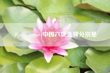 大同中国六块金牌分别是