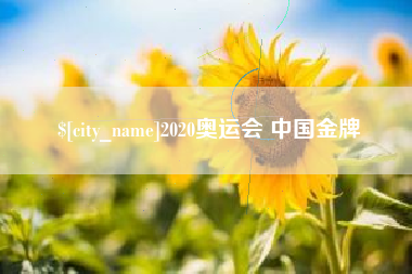 大同2020奥运会 中国金牌
